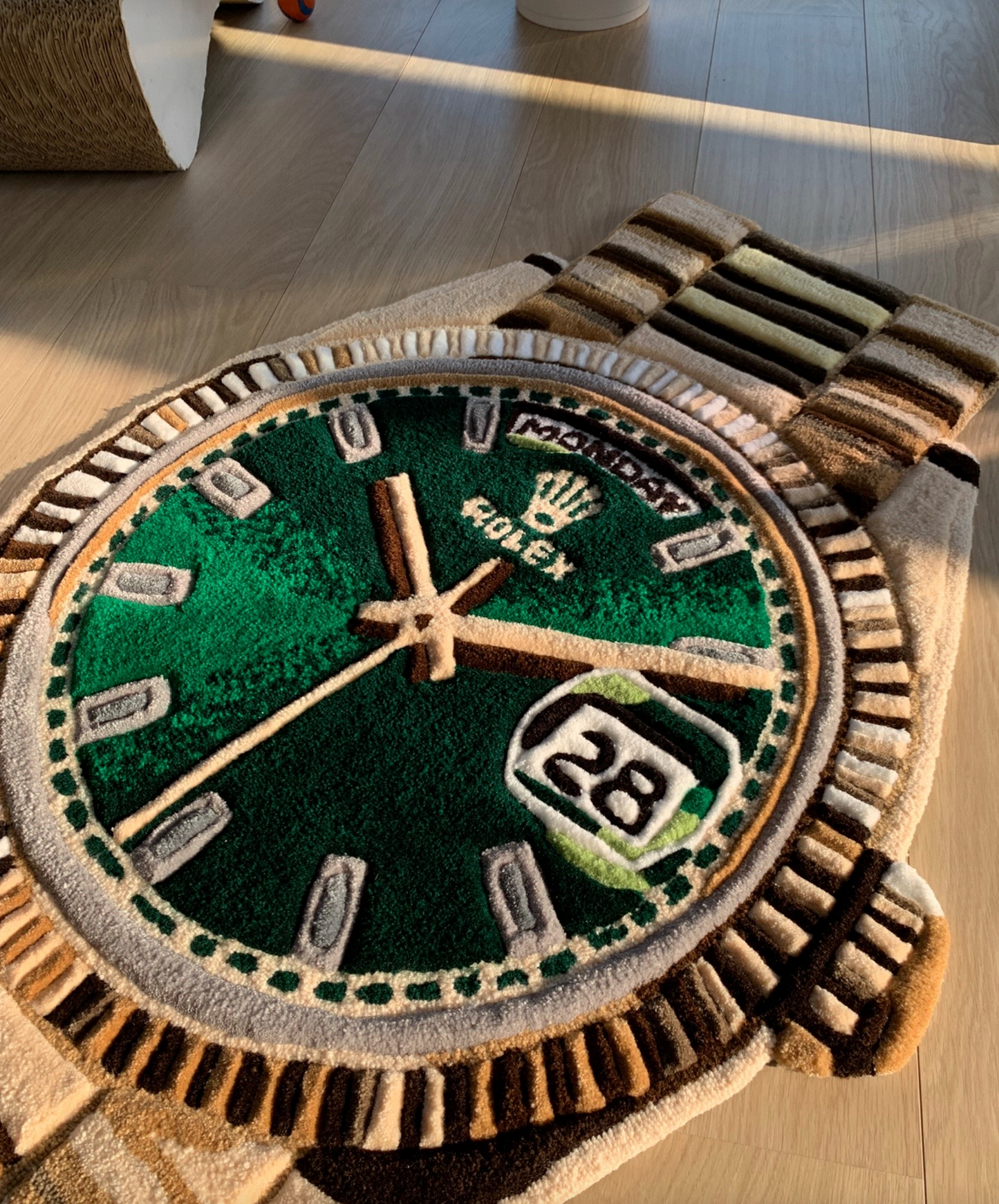 Custom Handmade Tufted Luxury Watch Rug