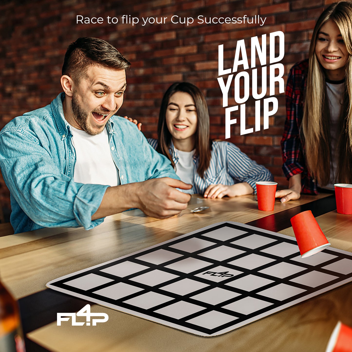 Flip 4 | 4 Person Flip Cup