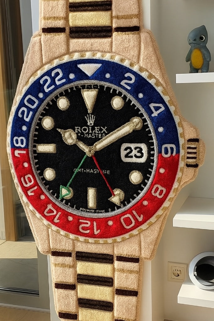 Custom Handmade Tufted Luxury Watch Rug