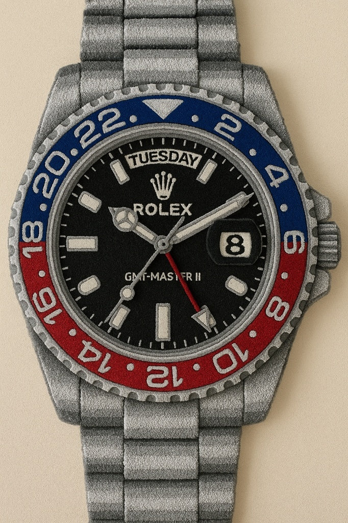 Custom Handmade Tufted Luxury Watch Rug