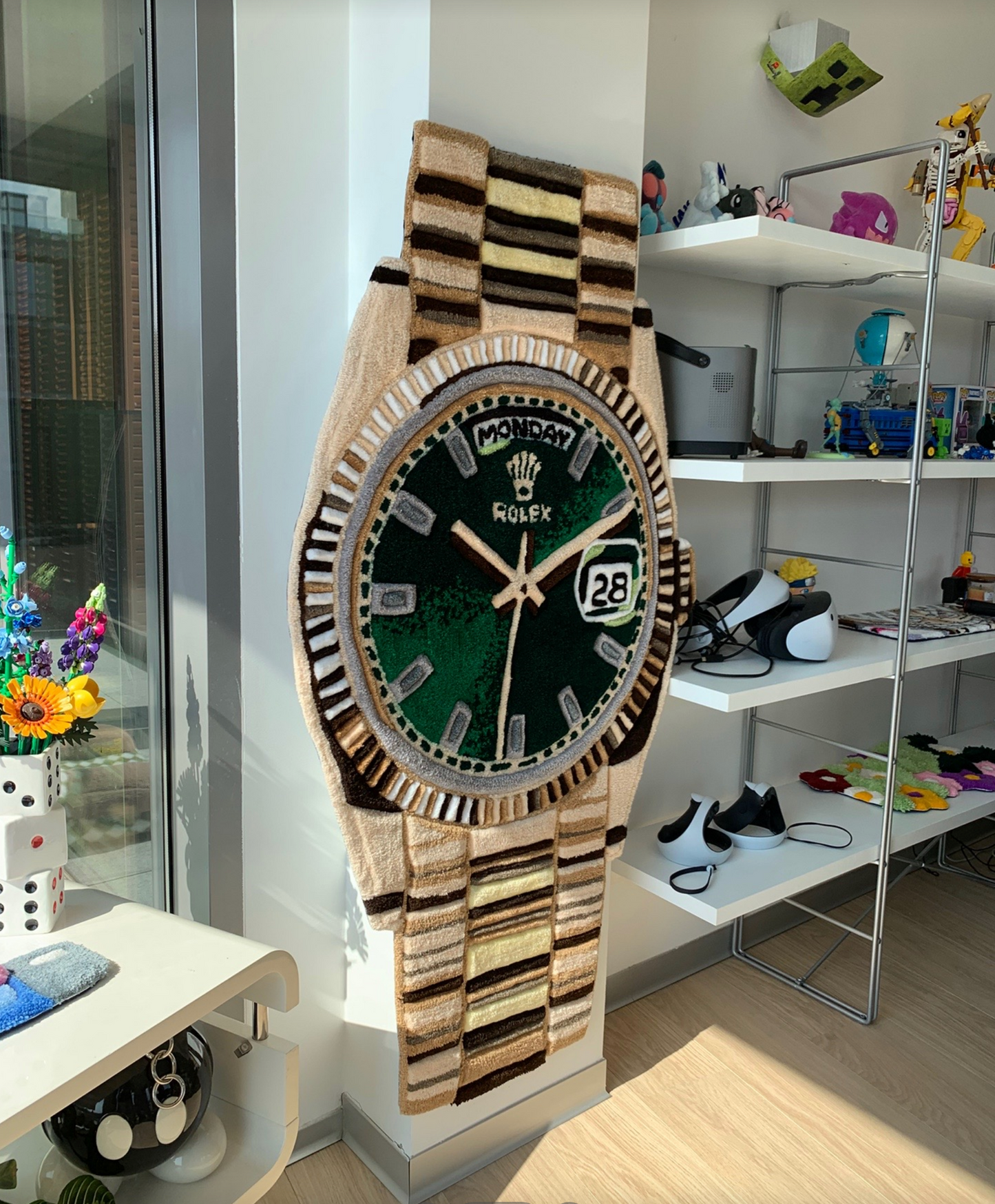 Custom Handmade Tufted Luxury Watch Rug